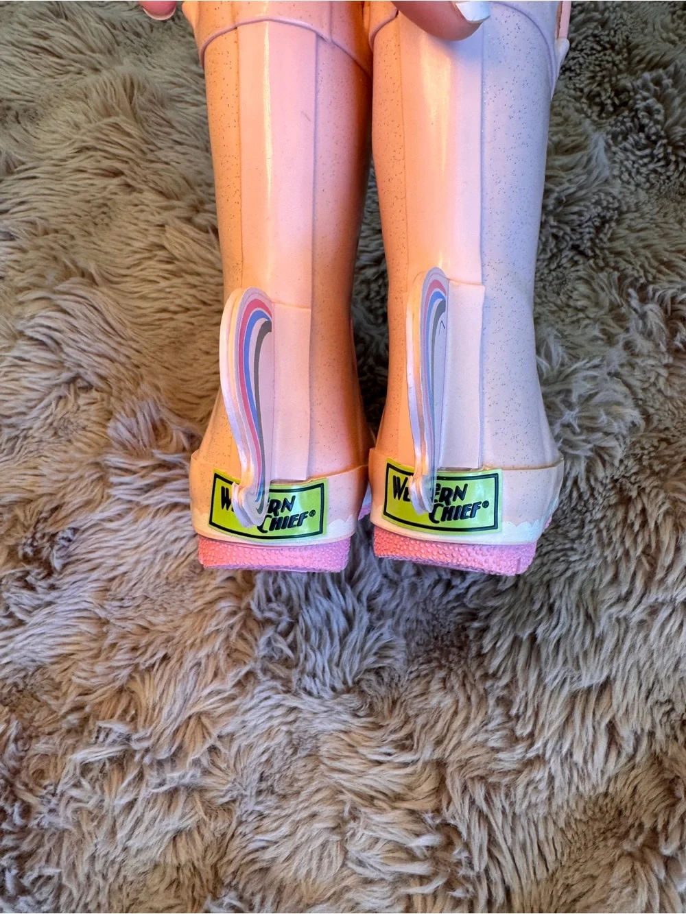 Pink Unicorn Rain Boots NWOT
